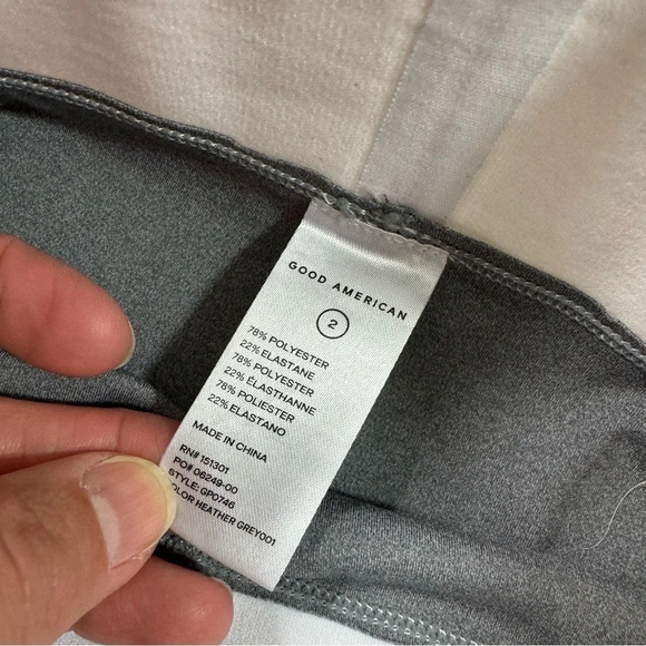 Good American Core Icon High Rise Leggings Grey - Picture 5 of 8